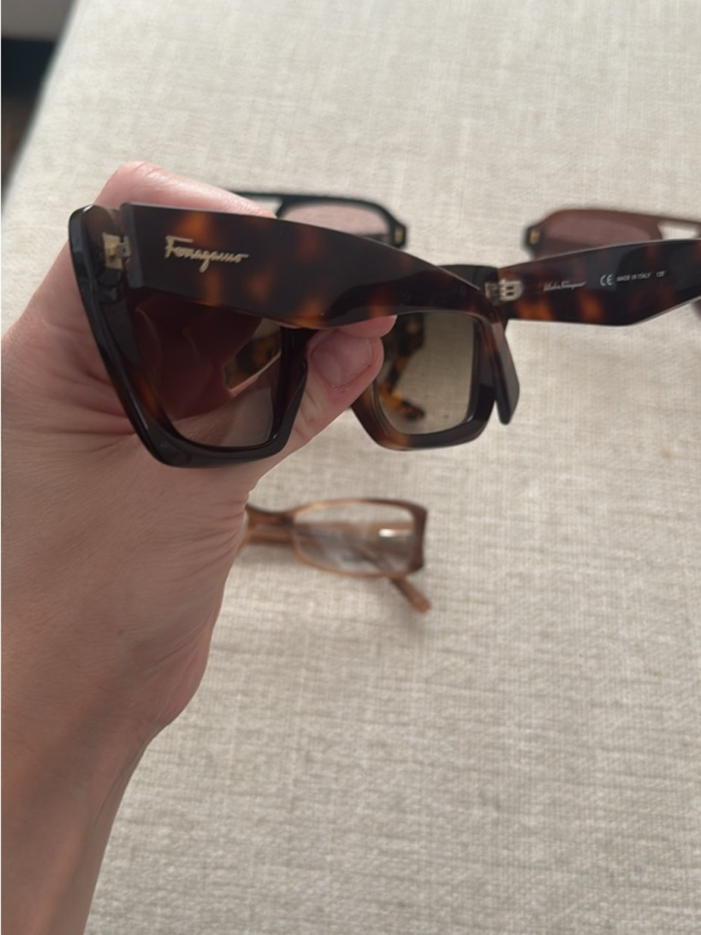 Salvatore Ferragamo Tortoiseshell Brown Gradient Sunglasses